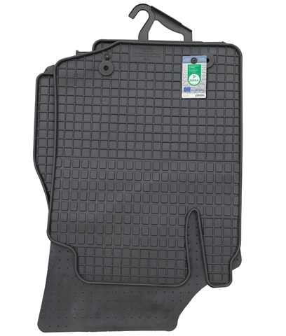Set 4 covorase auto din cauciuc PETEX 91911PX, negru, pentru Citroen C1, 14-prezent
