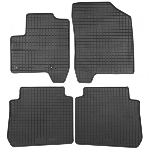 Set 4 covorase auto din cauciuc PETEX 91411PX, negru, pentru Citroen C3 Picasso, 09-10.2017