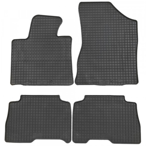 Set 4 covorase auto din cauciuc PETEX 98212PX, negru, pentru Kia Sorento II, 2013-2015