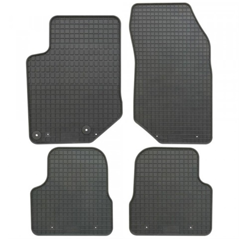 Set 4 covorase auto din cauciuc PETEX 52710PX, negru, pentru Opel Corsa F, Opel Mokka B