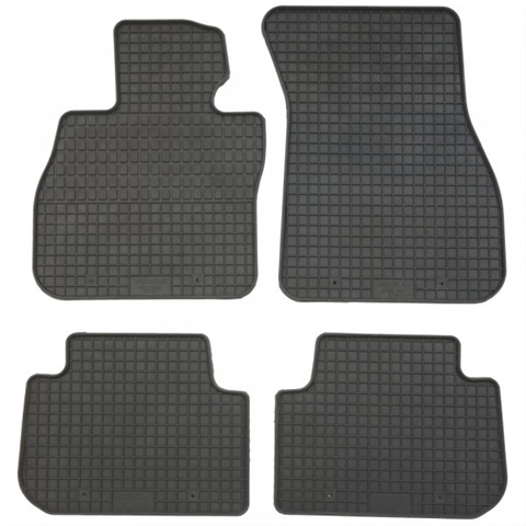 Set 4 covorase auto din cauciuc PETEX 16611PX, negru, pentru BMW Seria 1 F40