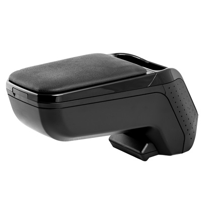 Cotiera auto rabatabila RATI Armster 2 V01562, capac piele ecologica, negru, compatibilitate universala, fara kit de montaj