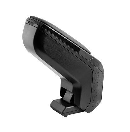 Cotiera auto rabatabila RATI Armster 2 V01562, capac piele ecologica, negru, compatibilitate universala, fara kit de montaj