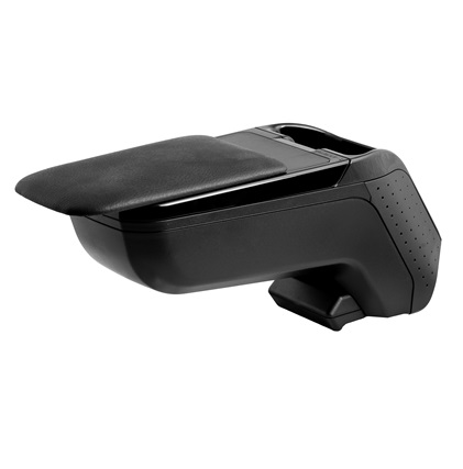 Cotiera auto rabatabila RATI Armster 2 V01562, capac piele ecologica, negru, compatibilitate universala, fara kit de montaj