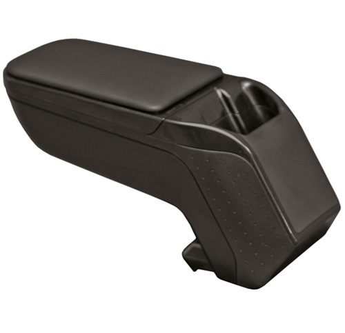 Cotiera auto rabatabila RATI Armster 2 V01562, capac piele ecologica, negru, compatibilitate universala, fara kit de montaj
