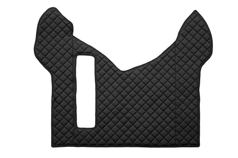 Covoras pentru camioane F-CORE RH07 BLACK, piele ecologica matlasata, negru, pentru RVI Premium 2 10.05-