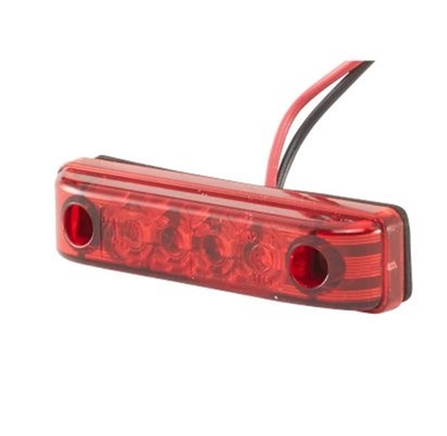 Lampa de pozitie spate cu 4xLED HELLA 2TM 357 010-011, cu catadioptru, alimentare 12 V, montare stanga/dreapta, 150x65x11 mm, IP67