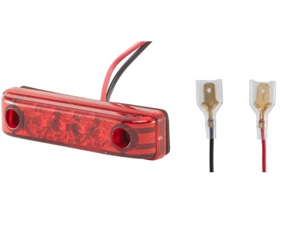 Lampa de pozitie spate cu 4xLED HELLA 2TM 357 010-011, cu catadioptru, alimentare 12 V, montare stanga/dreapta, 150x65x11 mm, IP67