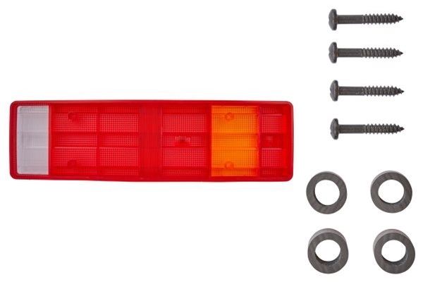 Geam/dispersor pentru lampa spate HELLA 9EL 152 891-001, parte montare stanga/dreapta, 5 functii luminoase