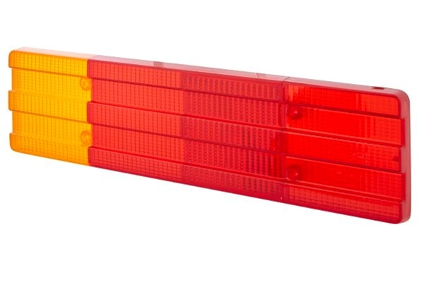 Geam/dispersor pentru lampa spate HELLA ACTROS ATEGO 9EL 131 420-001, parte montare stanga, becuri R10W, P21W, 5 functii luminoase