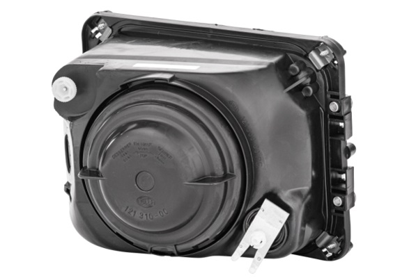 Proiector universal HELLA 1AE 003 440-461, parte montare dreapta, becuri H4, T4W, alimentare 12/24 V, 3 functii luminoase, pentru trafic pe dreapta