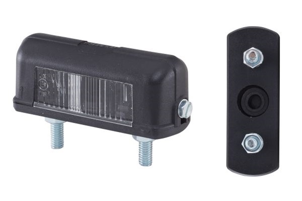 Lampa iluminare numar inmatriculare HELLA 2KA 357 014-001, 81 x 32 mm, bec C5W, alimentare 12/24 V