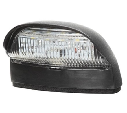 Lampa iluminare numar inmatriculare HELLA 2KA 357 013-001, LED, 72 x 50 mm, alimentare 12/24 V, IP67