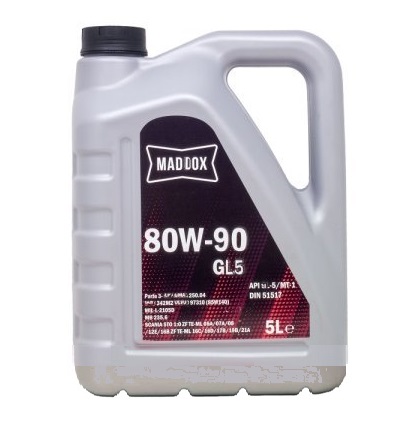 Ulei transmisie MADDOX 80W90 GL5 MDX80W90GL5/5, volum 5 litri, mineral