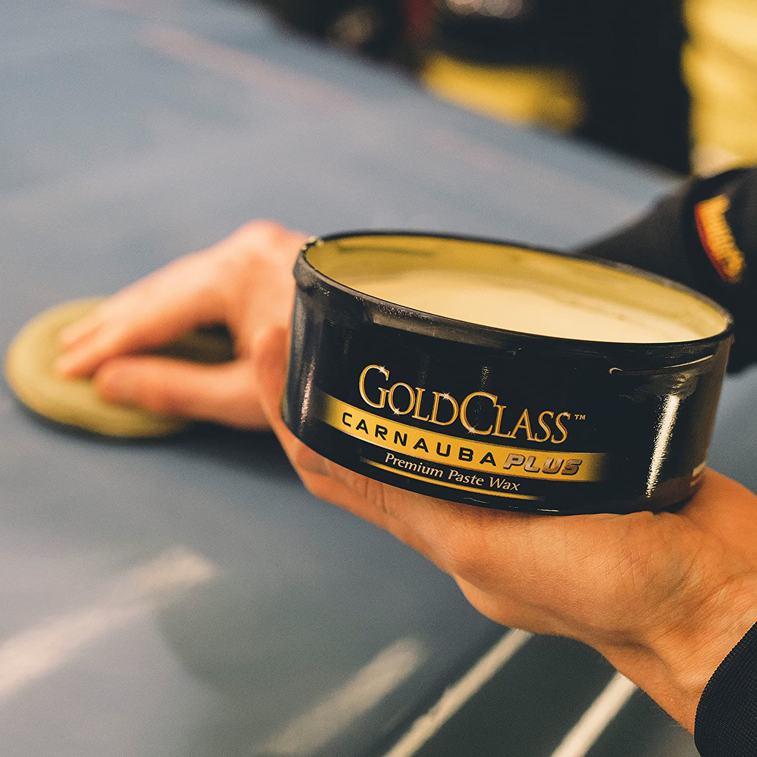Ceara auto MEGUIARS Gold Class Clear Coat Paste Wax G7014EU, solida, naturala, 311 g