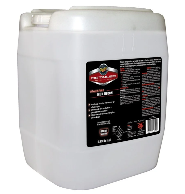 Solutie pentru indepartare particule fier MEGUIARS Wheel and Paint Iron Decon D180105, 18.93L