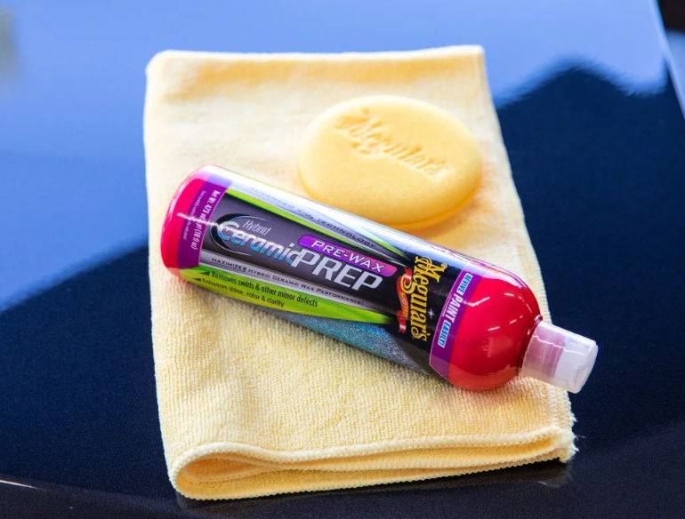 Solutie pre-ceruire MEGUIARS Hybrid Ceramic Pre Wax Prep G220416, 473 ml