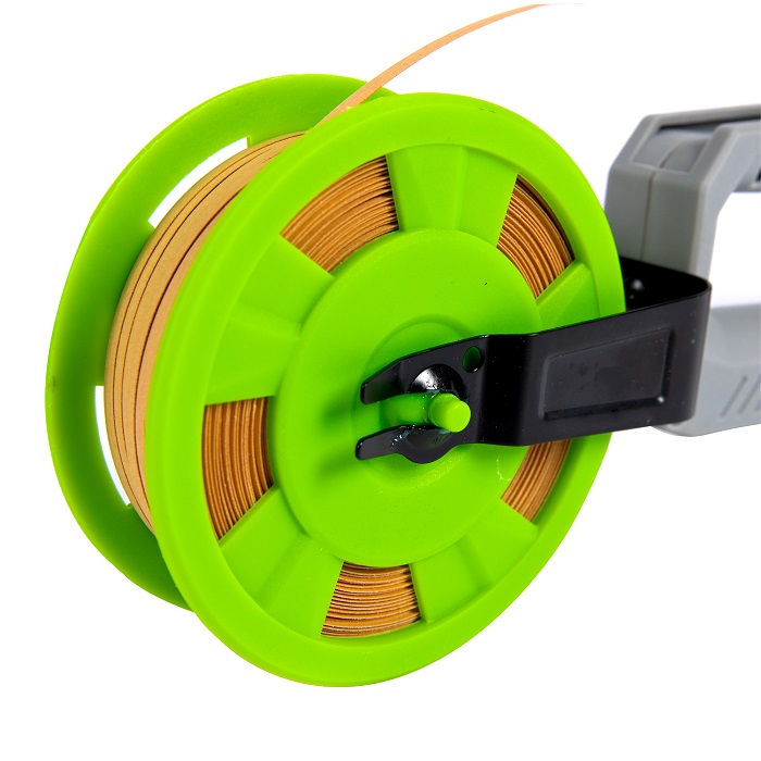 Aparat electric de legat via MICUL FERMIER GF-2600, capacitate legare 45 mm, cu acumulator 4.2V, 2.0 AH, cu rola legare