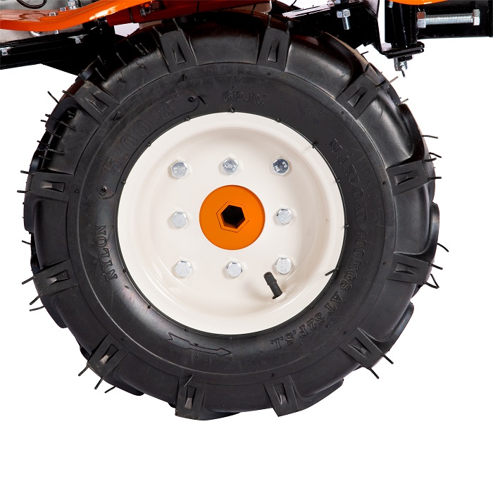 Motocultor DETOOLZ DZ-MT1004-S001-G01, motor benzina 4T, 212 CC, 8.5 CP, 4 viteze, pornire manuala, cu roti cauciuc