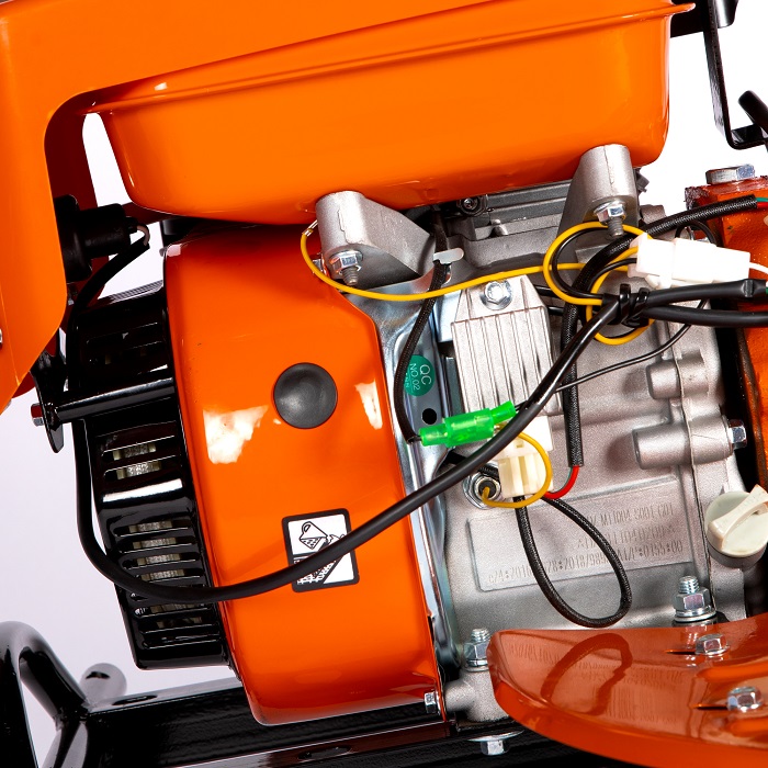 Motocultor DETOOLZ DZ-MT1004-S001-G01, motor benzina 4T, 212 CC, 8.5 CP, 4 viteze, pornire manuala, cu roti cauciuc