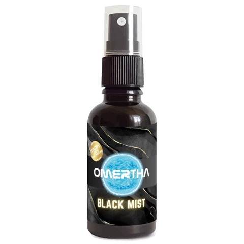 Odorizant auto OMERTHA OME03, forma masinuta F1, din lemn, sticluta 30 ml, esenta parfum Black Mist