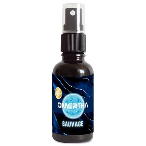 Odorizant auto OMERTHA OME75, forma masinuta F1, din lemn, sticluta 30 ml, esenta parfum Sauvage