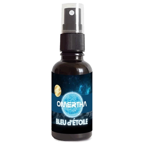 Odorizant auto OMERTHA OME84, forma racheta, din lemn, sticluta 30 ml, esenta parfum Bleu Detoile