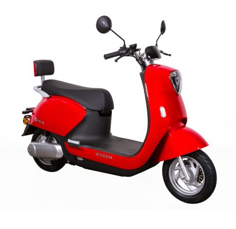Scuter electric YADEA M6 079992, far LED, acumulator Graphene 72 V, 26 Ah, autonomie 90 km, viteza maxima 45 km/h, capacitate maxima incarcare 150 kg, rosu