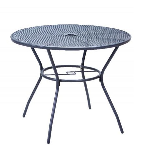 Masa rotunda de gradina ARKO 051192, metalica, 91.5 × 71 cm, antracit