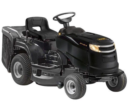 Tractoras de tuns iarba ALPINA AT4 84 A 074701, motor benzina, 414 CC, 8.5 CP, 6.3 kW, latime lucru 84 cm, inaltime taiere 25-80 mm, 7 trepte taiere