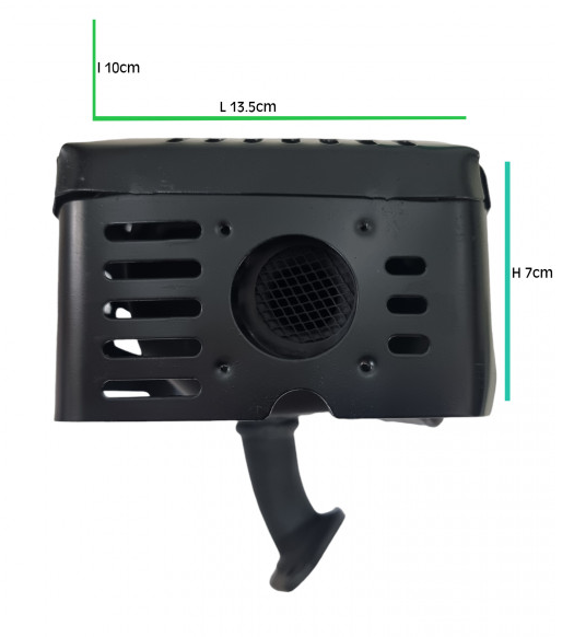 Toba de esapament BEM GENERAL 13465, pentru generator, motocultor, motopompa Honda GX 110 - GX 160 - cu protectie