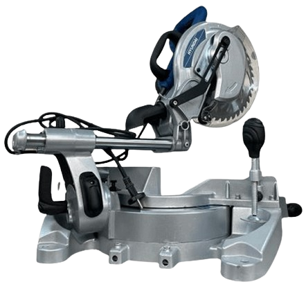 Fierastrau stationar pentru lemn HYUNDAI HY-MS255L, 1900 W, turatie 2960-4700 rpm, adancime maxima taiere 90 mm, disc 255 mm