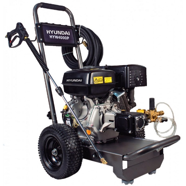 Masina de curatat cu presiune HYUNDAI HYW4000P, motor benzina 4T, 420 CC, 14 CP, presiune max. 270 bar, debit max. 15 l/min