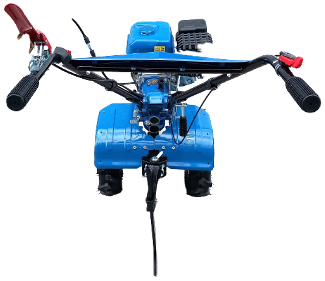 Motocultor pe benzina HYUNDAI HY-MC80, motor 4T, 212 CC, 7 CP, latime lucru 80 cm, adancime lucru 10-30 cm, freza de pamant, roti cauciuc