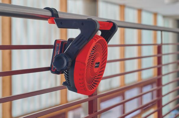 Ventilator pe acumulator EINHELL GE-CF 18/2200 Li, 18V, diametru 180 mm, turatie 1200-2200 rpm, pivotant, fara acumulator, fara incarcator