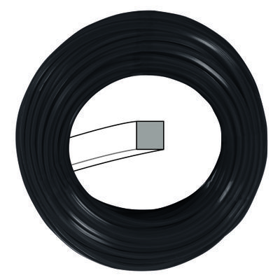 Fir pentru motocoasa EINHELL 3436653, patrat, lungime 15 m, diametru 2 mm