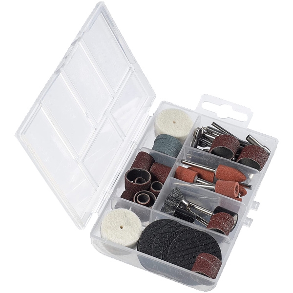 Set 61 accesorii pentru slefuire si gravura EINHELL KWB 49510950, pentru lemn si metal