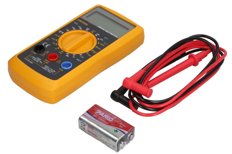 Osciloscop multimetru digital SONIC 47035, indicator baterie, carcasa cu protectie, baterie 1x 9V NEDA 6F22