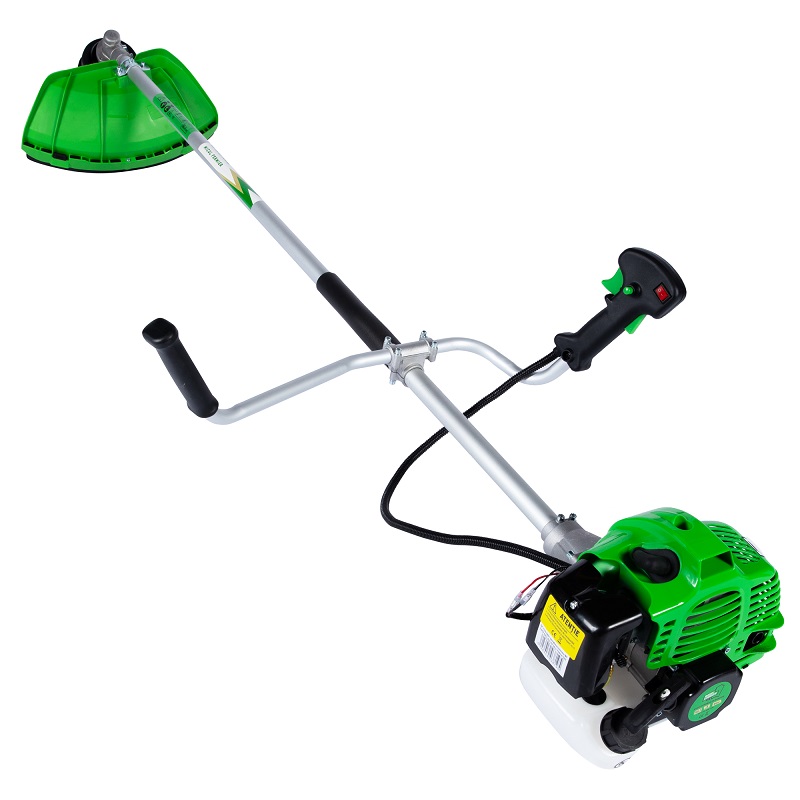 Motocositoare pe benzina MICUL FERMIER GF-1310-S001-G02, motor 2T, 43 CC, 3.4 CP, taiere cu fir 42 cm, cu disc 3 taisuri, tambur fir, curea, bidon