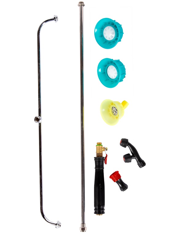Pompa de stropit 2 in 1 DETOOLZ DZ-PA1007-S001-G01, volum rezervor 16 litri, debit 2.6 l/min, presiune 5.5 bar, actionare manuala + acumulator 8 Ah