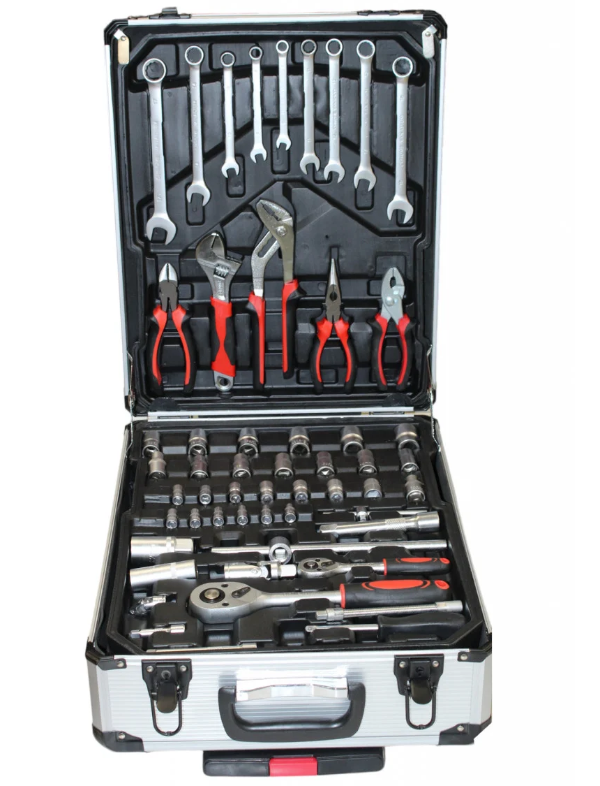 Troller cu 399 scule de mana YAMAMOTO YM-399 13858, scule din crom-vanadiu, 530 x 350 x 160 mm