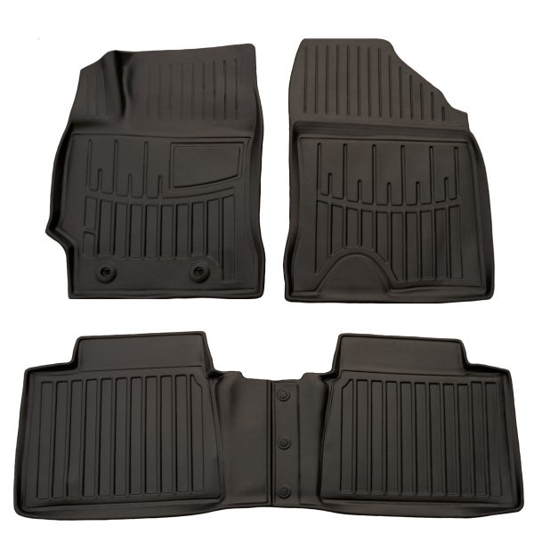 Set covorase auto din cauciuc TPE UMBRELLA 114126, negru, pentru Toyota Corolla E160, 2012-2018