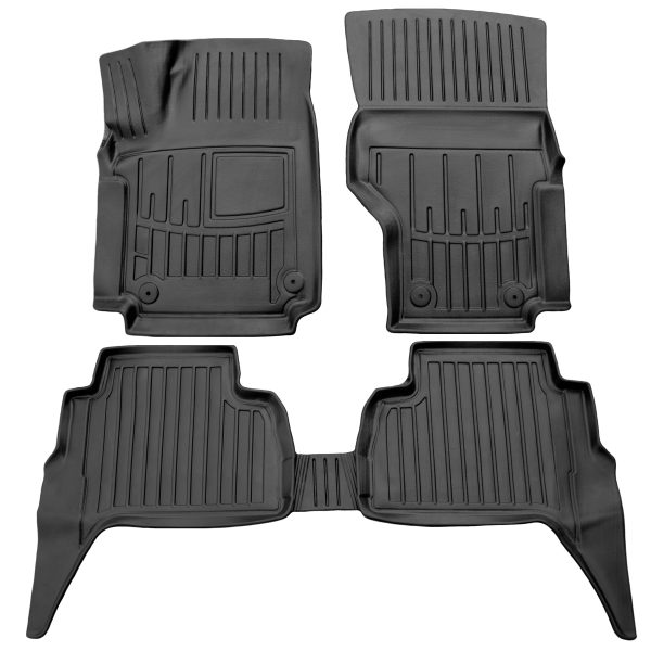 Set covorase auto din cauciuc TPE UMBRELLA 114127, negru, pentru Volkswagen Amarok, 2010-2022