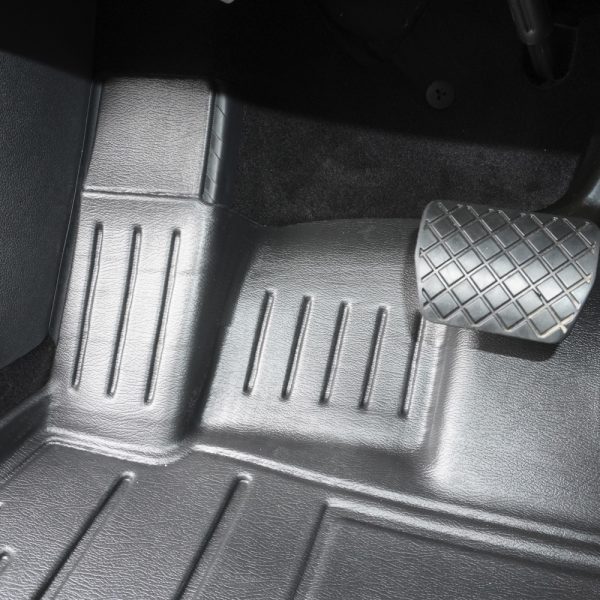 Set covorase auto din cauciuc TPE UMBRELLA 114128, negru, pentru Volkswagen Polo V, 2009-2017