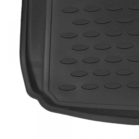 Tavita portbagaj auto PETEX AS23411, din cauciuc, negru, pentru Skoda Superb III, break, cu podea ridicata, 2008-2015