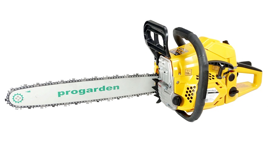 Pachet motoferastrau ProGARDEN MF3545P, motor benzina 2T, 55 CC, 3.4 CP, 2.5 kW, lungime taiere 450 mm, cu 2 x lama si lant 450 mm, 0.325