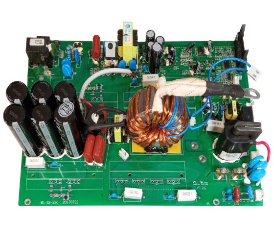 Placa de baza ProWELD 705-366, curent AC 230V, tensiune 24V, fara IGBT, diode redresoare, radiatoare si punte redresoare, pentru invertor TIG-250P