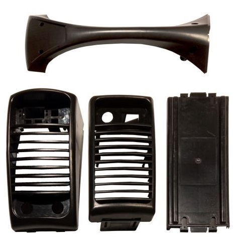 Set carcase pentru aparat sudura ProWELD, din plastic, negru, compatibil cu inverter MMA 180/250 NI