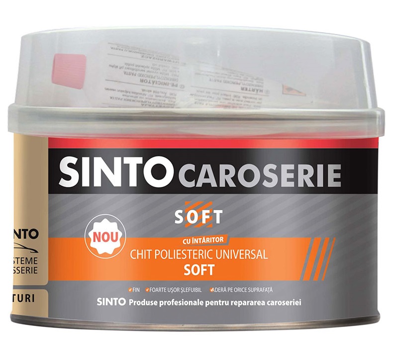 Chit de umplere soft SINTO 11139, poliesteric, 500 ml, 0.9 kg, culoare ocru