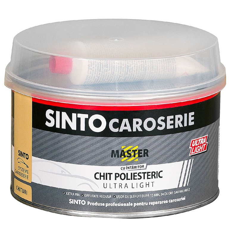 Chit de umplere ultra light SINTO 11158, poliesteric, 1000 ml, culoare alb